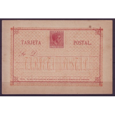 1883-EP-5. ALFONSO XII. EDIF.17. TIPO I