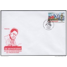 2014-FDC-11 CUBA FDC 2014. 50 ANIV ASUNTOS HISTORICOS DEL CONSEJO DE ESTADO. CELIA SANCHEZ MANDULEY.