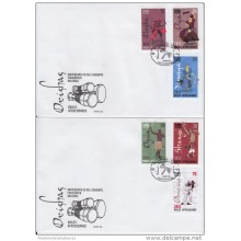 2012-FDC-19 CUBA FDC 2012. RELIGION YORUBA, SANTERIA, OYA, OSHUN, OBATALA, OGGUN, YEMAYA, SHANGO, ELEGGUA.