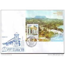 2008-FDC-10 CUBA 2008 FDC PATRIMONIAL CITYS OF CUBA. CIUDADES PATRIMONIALES DE CUBA.