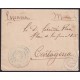 1898-H-89 CUBA SPAIN 1898 FRANQUICIA MILITAR REG INFANTERIA Nº46 TO CARTAGENA.