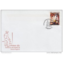 2002-FDC-12 CUBA 2002 FDC. CENTENARIO DEL NATALICIO DE MARCELO POGOLOTTI. PINTOR, PAINTER.