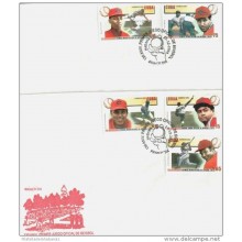 2004-FDC-18 CUBA 2004 FDC. PRIMER JUEGO OFICIAL DE BEISBOL, DEPORTES. FIRST OFFICIAL GAME OF BASEBALL, SPORTS.