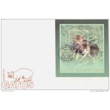 2005-FDC-22 CUBA 2005 FDC. GATOS, ANIMALES. CATS, ANIMALS.