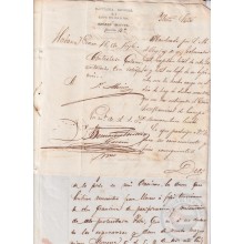 BE751 CUBA SPAIN 1876 SIGNED CAPTAIN GENERAL JOAQUIN JOVELLAR INDEPENDENCE.