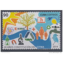 2014.32 CUBA MNH 2014. 20 AÑOS CONSTITUCION DEL CITMA.