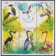 2020.18 CUBA MNH 2020 HUMEDALES DE CUBA. AVES ACUATICAS BIRD OISEAUX VÖGEL.