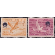 1960.340 CUBA MNH 1960 PHILATELIC EXPO SURCHARGE BIRD AVES PAJAROS OISEAUX .