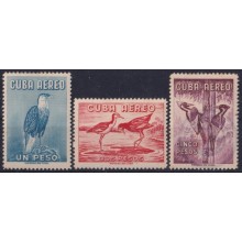 1962.229 CUBA 1962 ORIGINAL GUM BIRDS AVES PAJAROS ORIGINAL GUM.