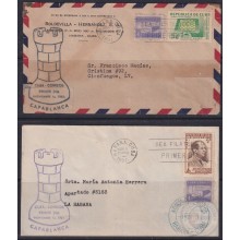 1951-FDC-201 CUBA REPUBLICA FDC 1951 JOSE RAUL CAPABLANCA CHESS AJEDREZ.