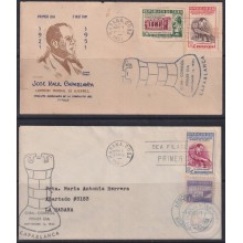 1951-FDC-201 CUBA REPUBLICA FDC 1951 JOSE RAUL CAPABLANCA CHESS AJEDREZ.