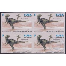 2006.733 CUBA 2006 5c MNH IMPERFORATED PROOF DINOSAUR DINOSAURIOS PALEONTOLOGY.