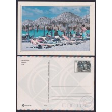 2012-EP-61 CUBA 2012 TOURISM MATANZAS Nº14 PREPAID POSTAL STATIONERY UNUSED VARADERO BEACH.