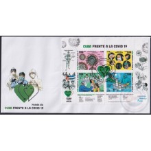 2021-FDC-15 CUBA 2021 FDC SPECIAL SHEET COVID-19 MEDICINE.