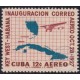 1957-451 CUBA REPUBLICA 1957 MLH 30 ANIV FIRST AIR MAIL SERVICE CORREO AEREO NACIONAL.