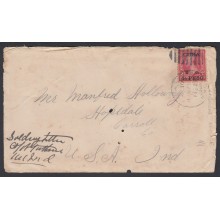 1899-H-8 Cuba Carta de Soldado. Estacion Militar Habana feb 1899