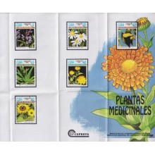 PRP-159 CUBA OFFICIAL ADVERTISING 1994 FLORES MEDICINALES MEDICAL FLOWER.