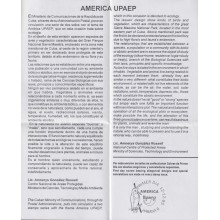 PRP-167 CUBA OFFICIAL ADVERTISING 1995 AMERICA UPAEP BIRD AVES PAJAROS.