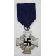 O801 GERMANY WWII MILITAR MEDAL 25th YEAR OF SERVICE MERIT. ORIGINAL.
