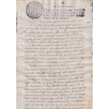 1763-PS-2 ESPAÑA SPAIN REVENUE SEALLED PAPER PAPEL SELLADO 1763 SELLO 4to.