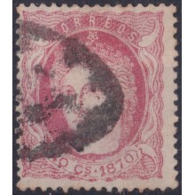 1870-112 CUBA SPAIN ANTILLES 1870 REPUBLICA 40c USED.
