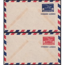 1949-EP-196 CUBA REPUBLICA 1949 5c+8c AIRMAIL AIRPLANE COVER POSTAL STATIONERY UNUSED.