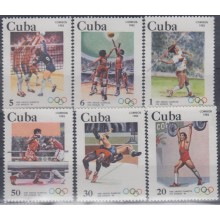 1983.13- * CUBA 1983. MNH. OLIMPIC GAMES LOS ANGELES. COMPLETE SET. JUEGOS OLIMPICOS.