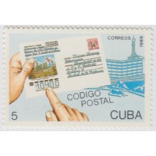 1989.8- * CUBA 1989. MNH. CODIGO POSTAL.