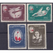 F-EX59319 PARAGUAY MH 1962 RED CROSS.