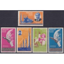 F-EX59318 PARAGUAY MNH 1964 SPACE KENNEDY VON BRAUN ASTRONAUTIC COSMOS.