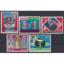 F-EX59306 PARAGUAY MNH 1964 EVENTS KENNEDY POPE CHRISTIAN BARNARD HEART MEDICINE.