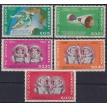 F-EX59313 PARAGUAY MH 1966 GEMINI PROYECT SCIENCE SPACE ASTRONAUTICS.