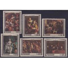 F-EX59309 PARAGUAY MNH 1967 ART PAINTING RUBENS REMBRANTD JORDAENS HALS.