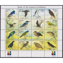 F-EX58014 ST KITTS MNH 1999 IBRA PHILATELIC EXPO BIRDS OD EASTERN CARIBBEAN AVES.