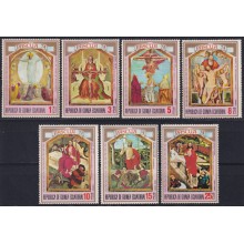 F-EX59169 GUINEA EQUATORIAL MNH 1974 EASTER PASCUA ART PAINTING.