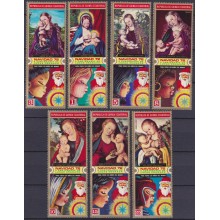 F-EX58411 GUINEA EQUATORIAL MNH 1972 CHRISTMAS NAVIDAD ART PAINTING.