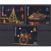 F-EX59264 BERMUDA MNH 2005 CHRISTMAS NAVIDAD TREE DOLPHINS SNOW.