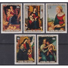 F-EX59259 COOK IS MNH 1983 CHRISTMAS NAVIDAD ART PAINTING RAPHAEL SANZIO.