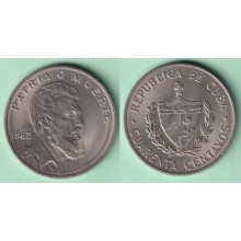 1962-MN-121 CUBA  40c CAMILO CIENFUEGOS 1962 NICKEL XF PLUS.