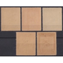 1930-107 CUBA REPUBLICA 1930 MNH II CENTROAMERICAN GAMES RUNNER COMPLETE SET.