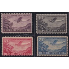 1931-62 CUBA REPUBLICA 1931 MLH AVION AIRPLANE AIRMAIL CORREO AEREO NACIONAL.