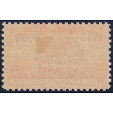 1938-92 CUBA REPUBLICA 1937 MH AIRPLANE OVERPRINT ROSILLO. “K” BROOKEN.