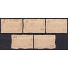 1955-383 CUBA REPUBLICA 1955 MNH CUPEX EXPO ZEPPELIN AIRPLANE AVION AIRMAIL.