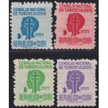 1954-286 CUBA REPUBLICA 1954 MNH PRO TUBERCULOSOS SEMIPOSTAL CHILDREN.