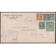 1931-H-118 CUBA REPUBLICA 1931 ACUSE DE RECIBO REGISTERED MAIL HAVANA – USA.