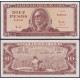 1968-BK-42 CUBA 10$ 1968 MAXIMO GOMEZ XF LIGERO DOBLEZ CASI IMPERCEPTIBLE AL CENTRO.