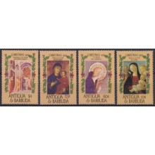 F-EX60183 ANTIGUA & BARBUDA MNH 1985 CHRISTMAS NAVIDAD ART PAINTING FRA ANGELICO DI PAULO.