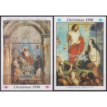 F-EX60186 TURKS & CAICOS MNH 1990 CHRISTMAS NAVIDAD ART PAINTING RUBENS.