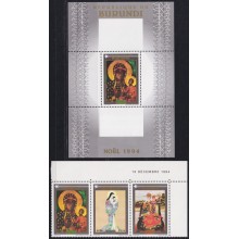 F-EX60192 BURUNDI MNH 1994 CHRISTMAS NAVIDAD ART PAINTING POLAND MADONNA.