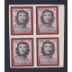 1967.70  CUBA 1967 IMPERFORATED PROOF ERNESTO CHE GUEVARA FIRST STAMP. BLOCK 4 NO GUM, RARE.
